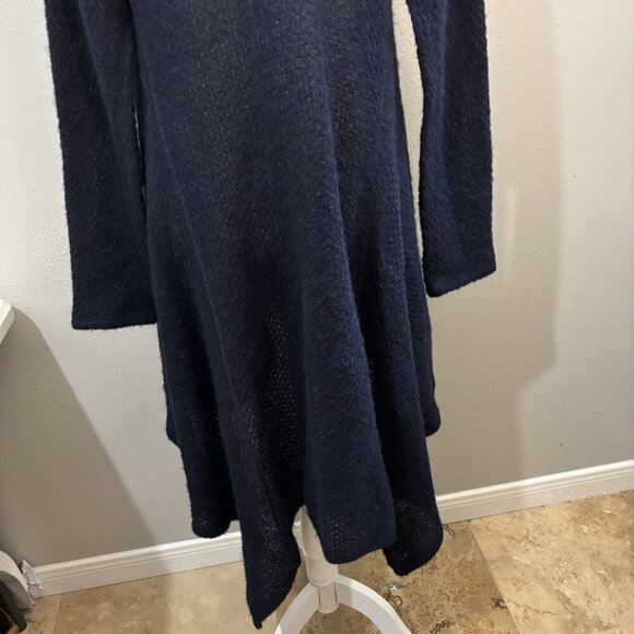 Icewear Iceland Wool Long Cardigan Sweater Navy Blue Wool Women Medium - Picture 8 of 13